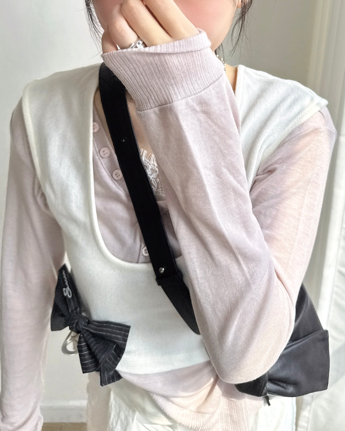VT335 U-Neck Vest - Black | Cloud | Ivory | Gray