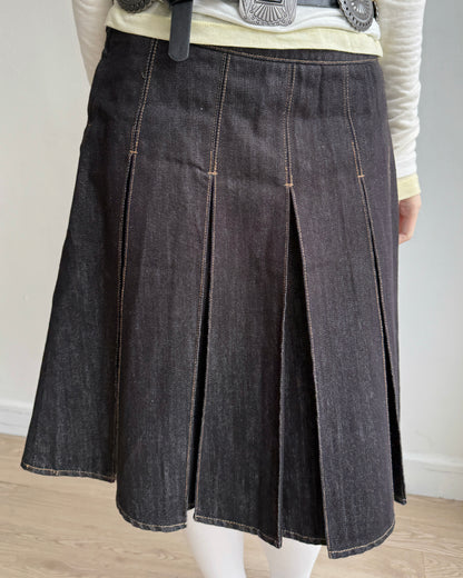 SK214 Pleated skirt - White | Navy | Beige