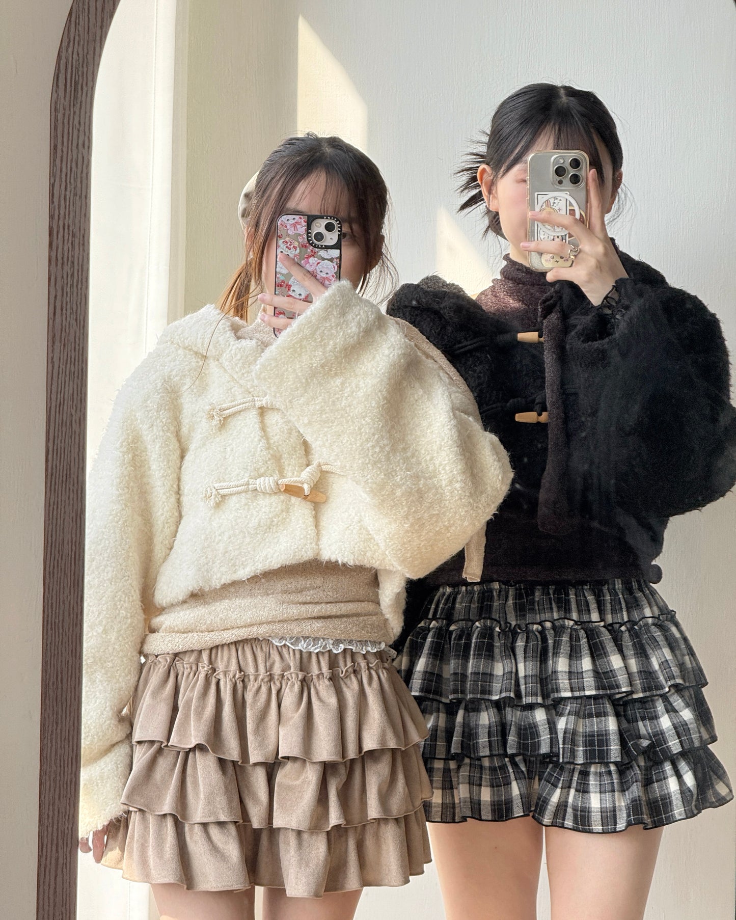 🐏 早鳥限定優惠 JK041 Eve Wool Jacket - Ivory | Black