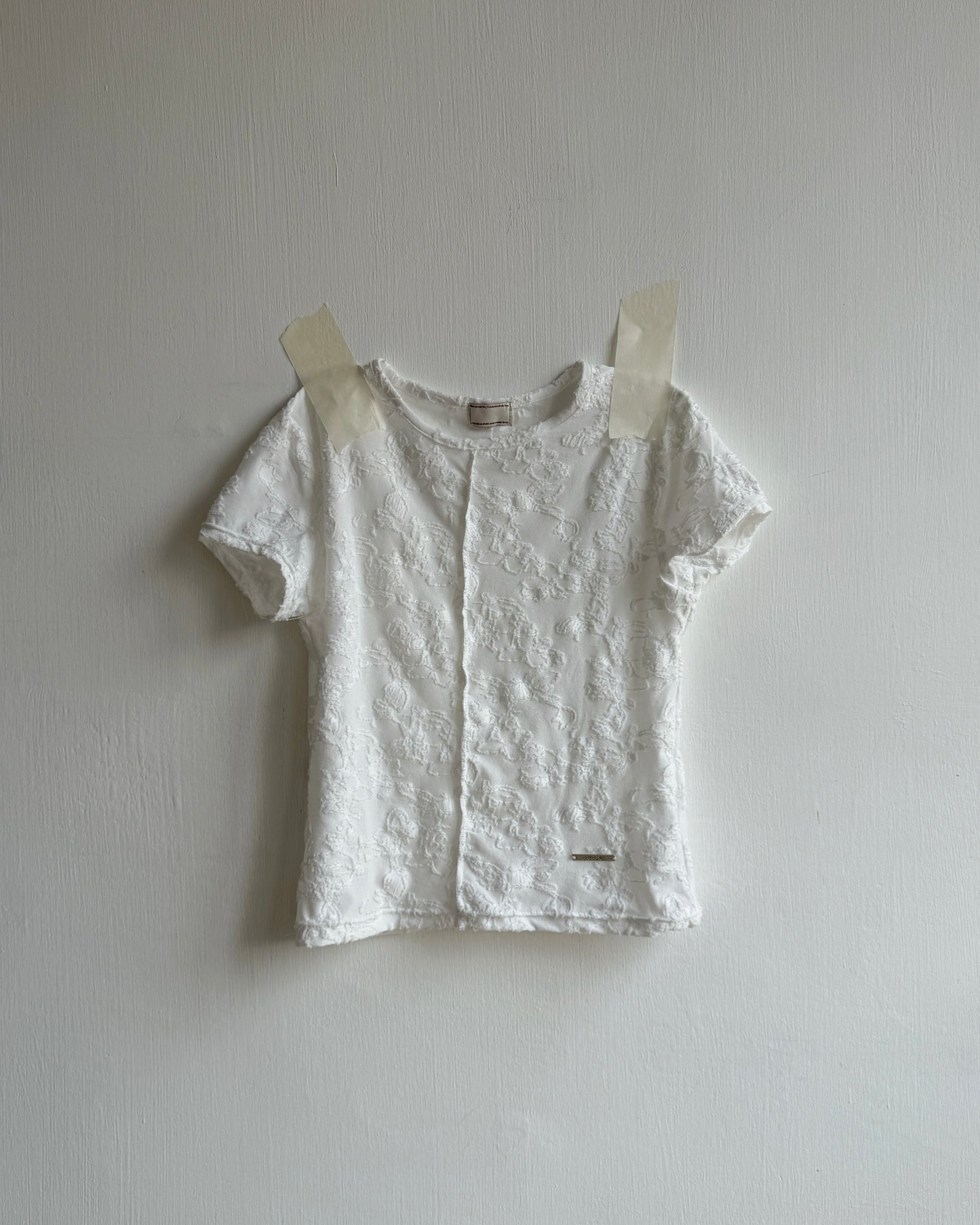 TP579 Floral Lace TEE - White | Black