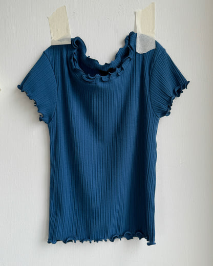 TP586 Wave TEE - Ivory | Blue | Charcoal