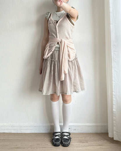 VT302 Two Fold Cardigan - Beige | Blue | Black