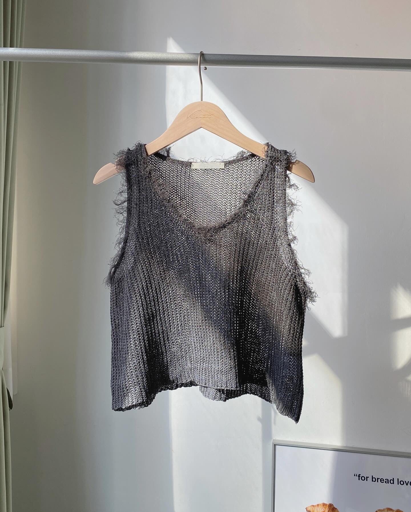 現貨 VT217 SOSO Vest - Ivory | Charcoal