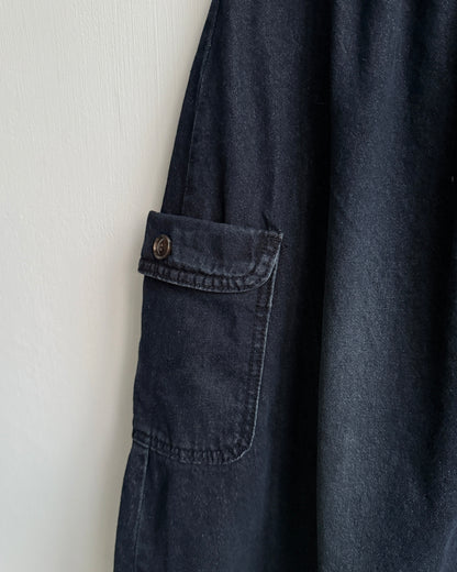 SK215 Balloon Skirt - Dark Denim