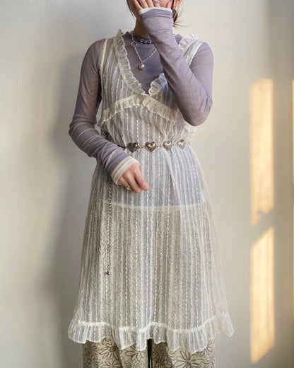 現貨 DS265 Lace Sheer OPS - Ivory