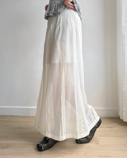 SK195 Dover Skirt - Ivory | Black