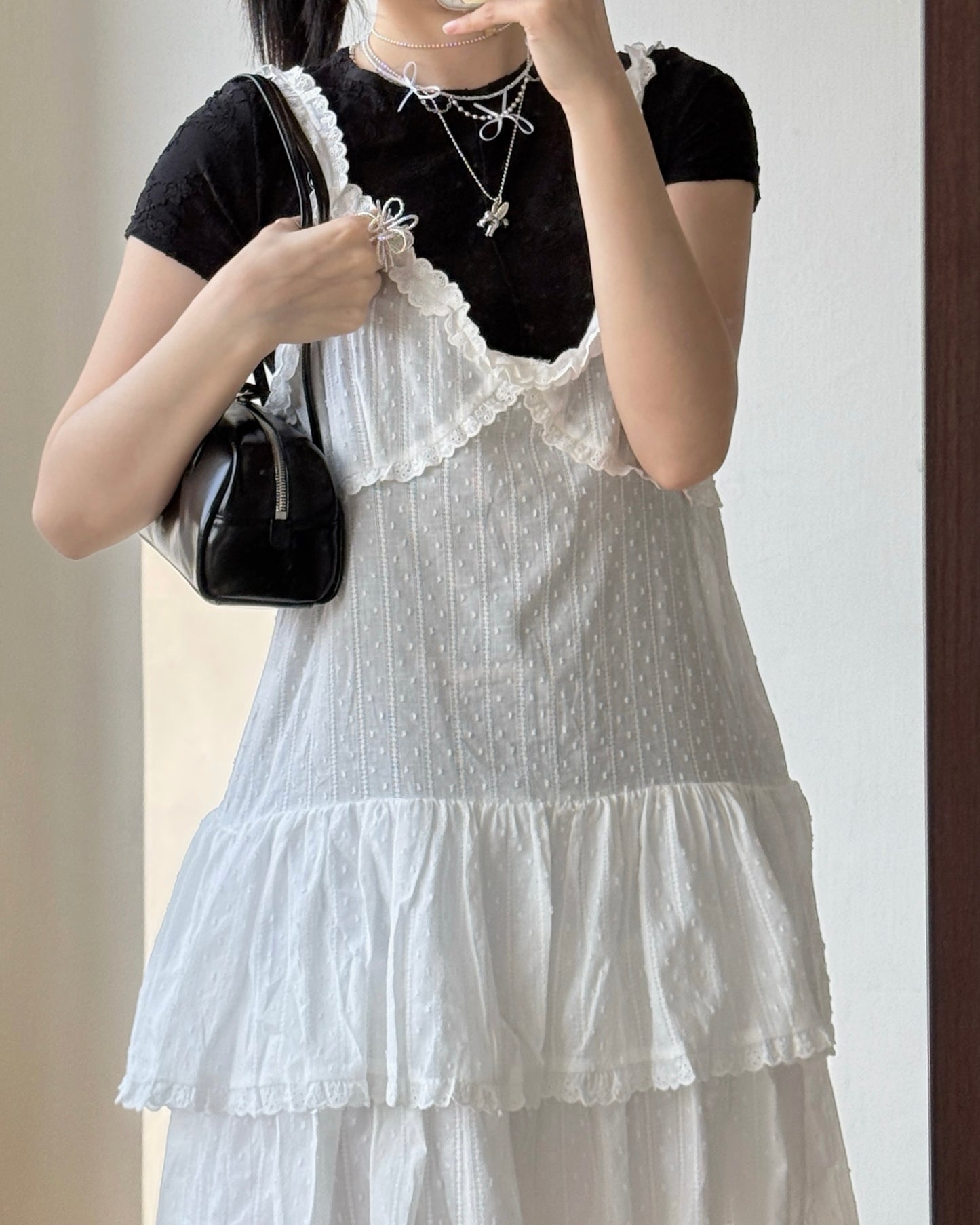 VT282 Embroidered OPS - White | Black