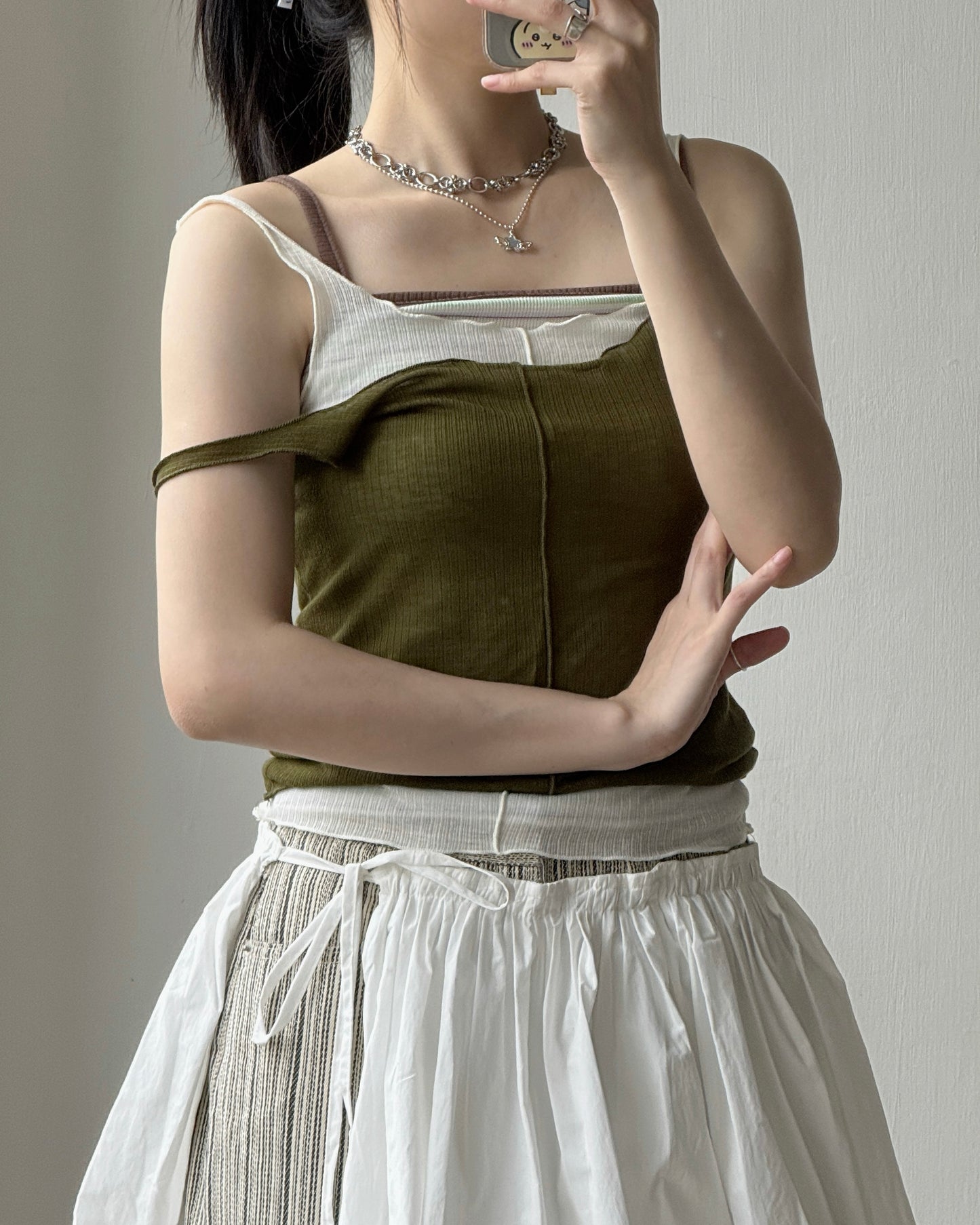 VT290 Sheer Vest - Khaki | White | Black | Blue
