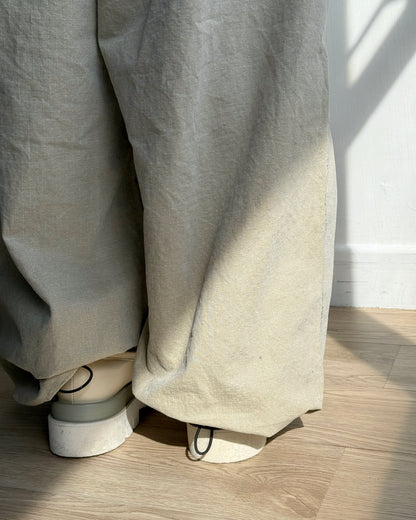 PT076 Ribbed Pants - Beige | Black