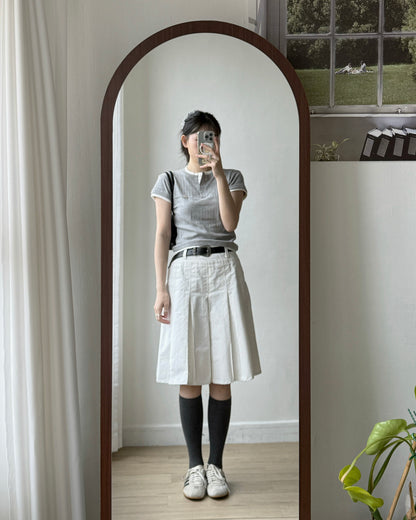 TP590 Layer QQ Top - Gray | White