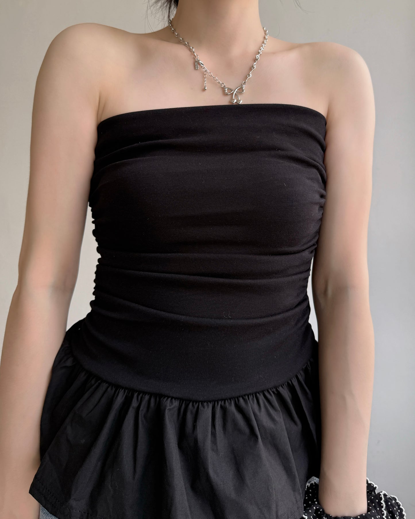 TP593 Bubble Tube Top - White | Black | Gray