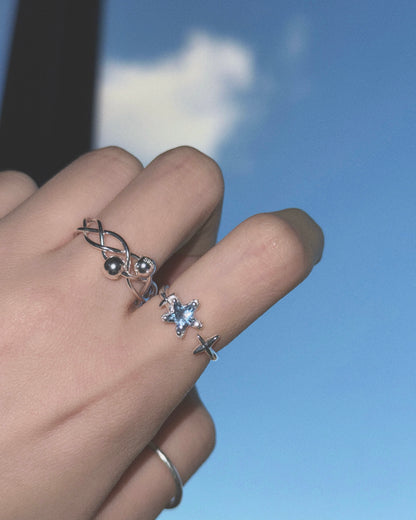KA355 Star S925 Ring