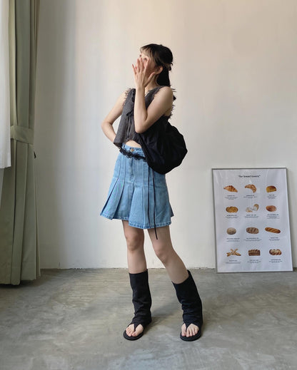 現貨 VT217 SOSO Vest - Ivory | Charcoal