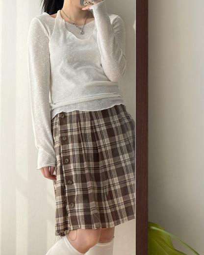 TP564 層次感百搭上衣 - White | Black