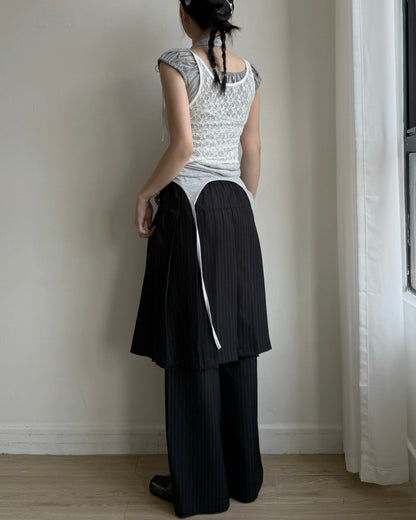 VT295 Lace Camisole - White | Black