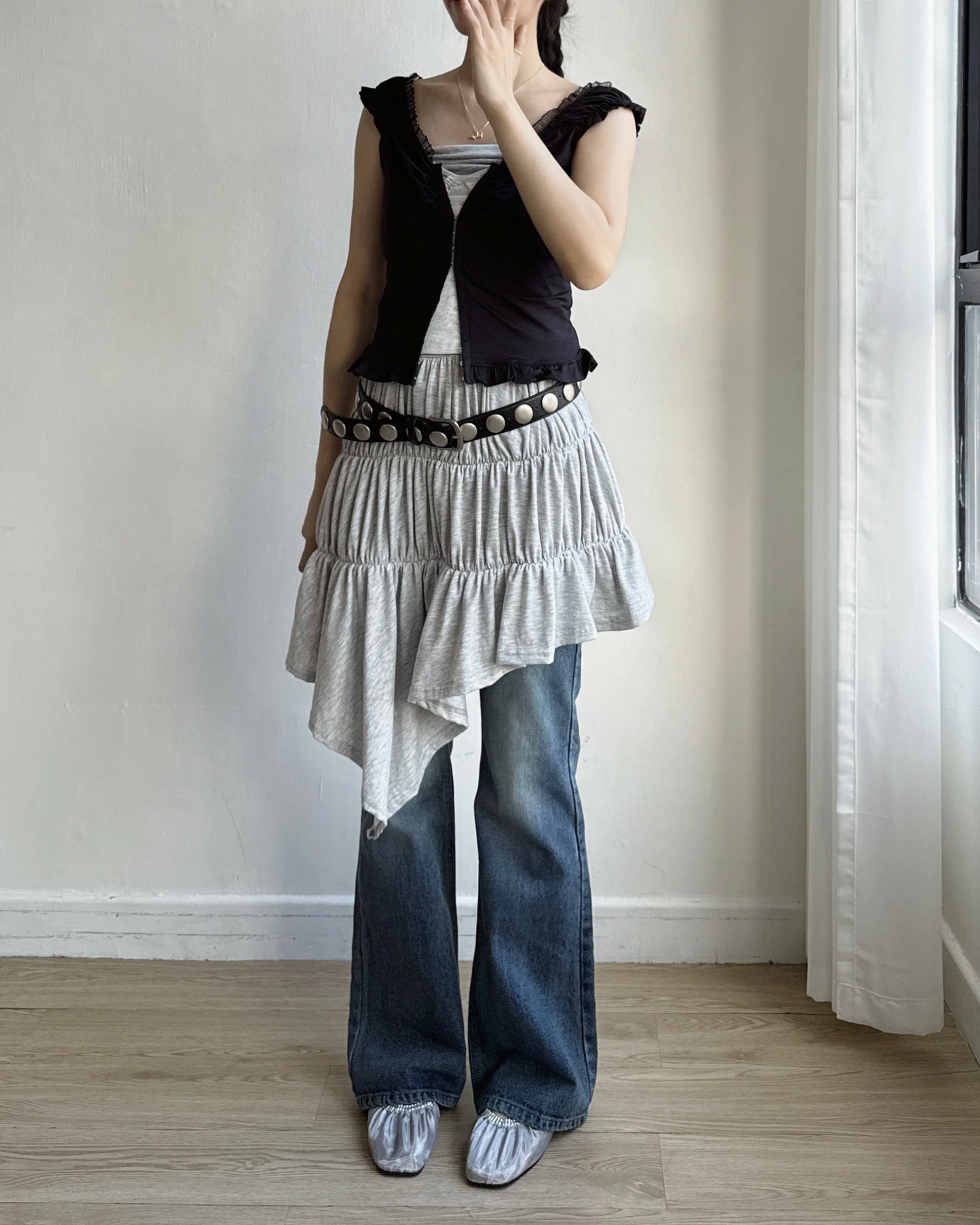 JN067 Low Waist Bootcut Denim