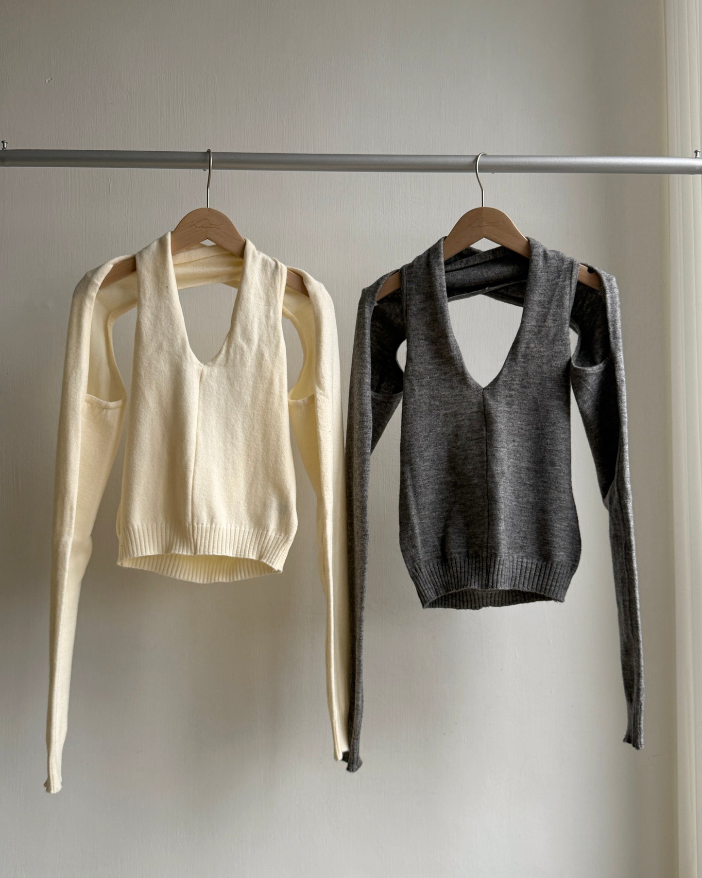 TP544 Dual Bolero Knit - Gray | Ivory | Black