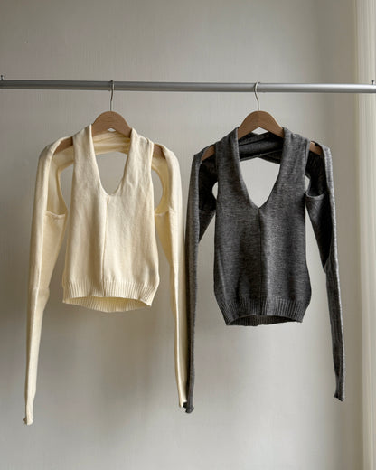 TP544 Dual Bolero Knit - Gray | Ivory | Black