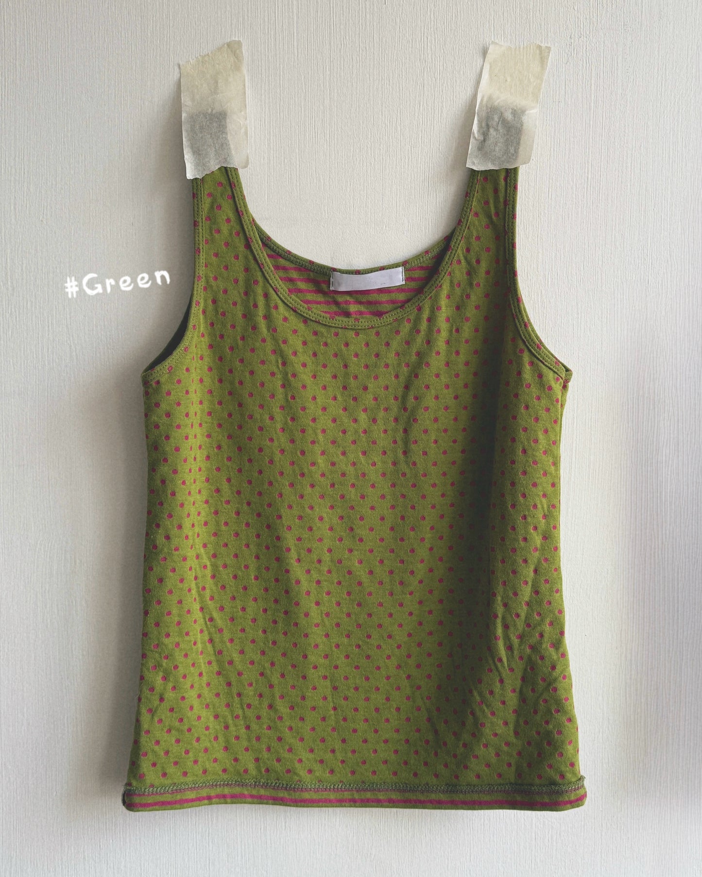 VT286 DotDot Vest - Green | Gray