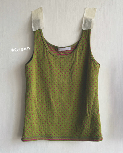 VT286 DotDot Vest - Green | Gray