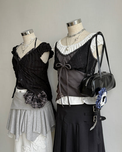 VT285 Flat Off Vest - White | Gray | Red