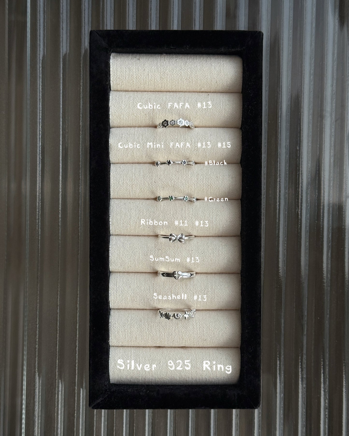 KA414 Cubic FAFA S925 Ring