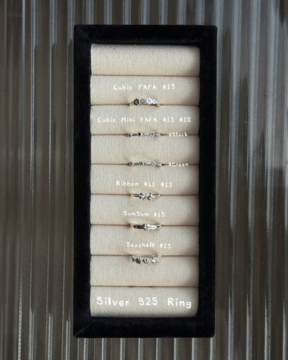 KA414 Cubic FAFA S925 Ring