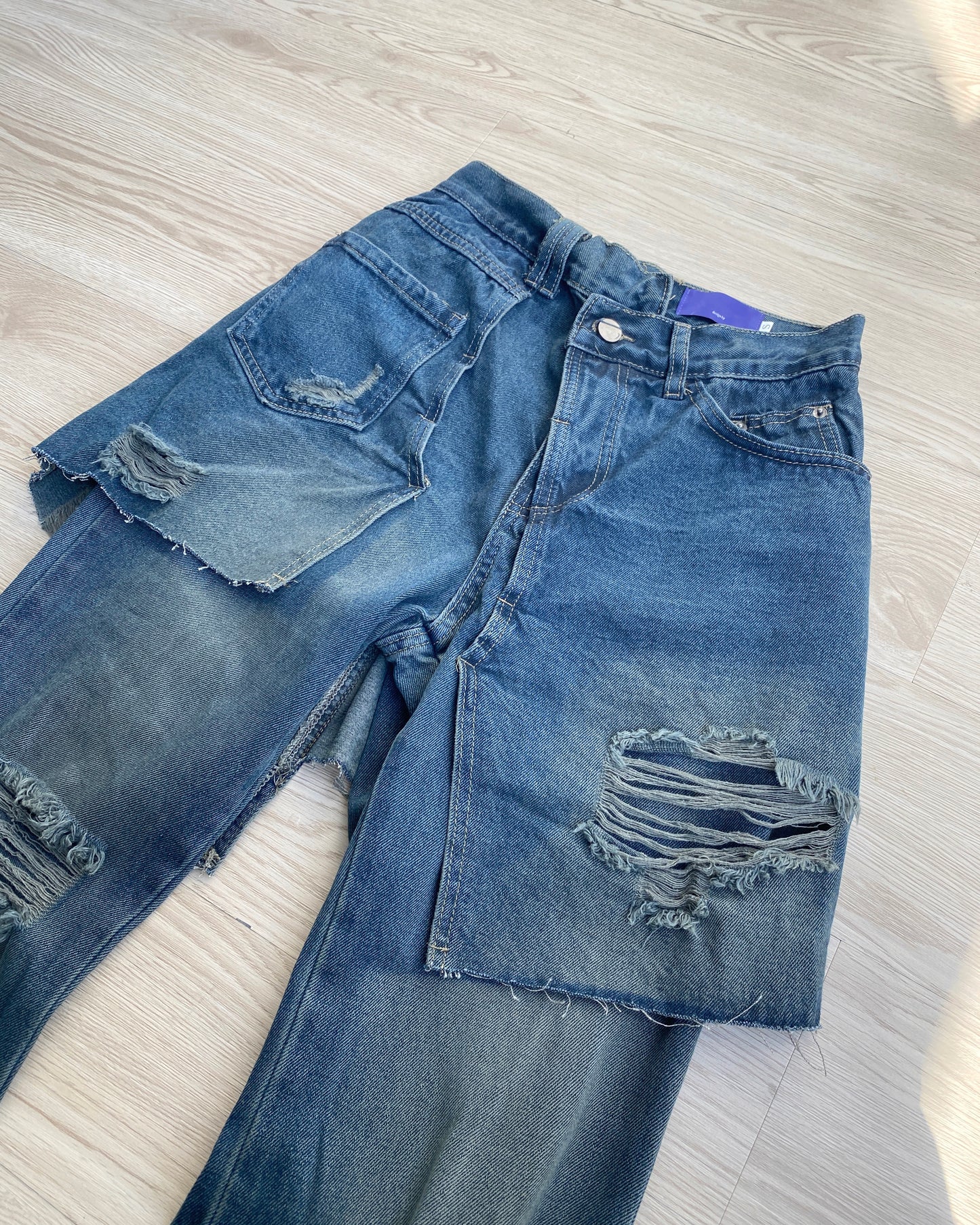 現貨 JN053 Bootcut Jeans - Navy