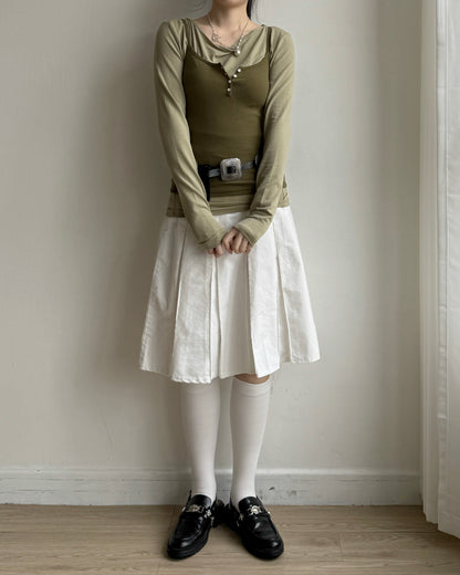 VT276 Teeny Vest - White | Gray | Khaki