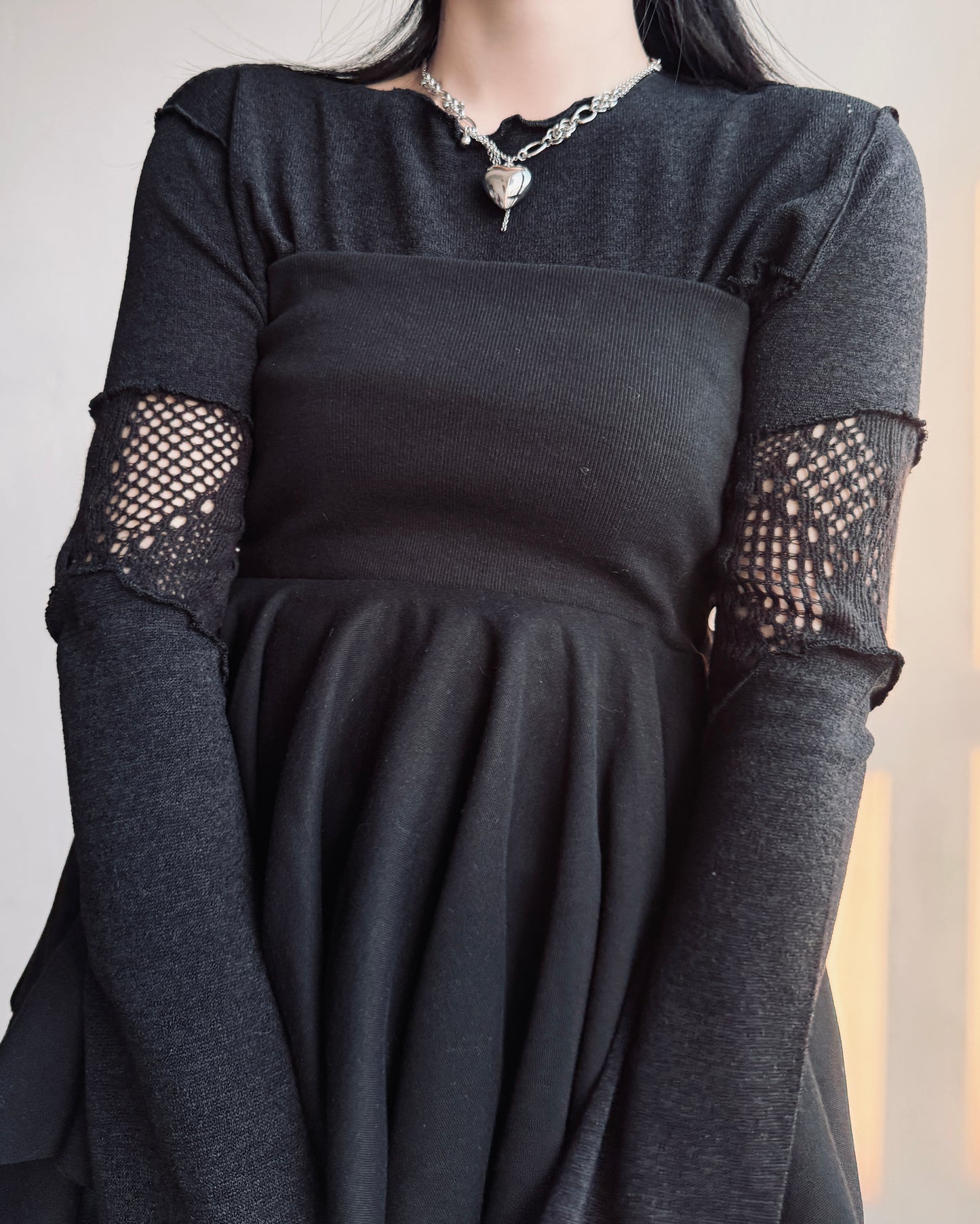 TP569 Folding 2way Skirt / Top - Gray | Black