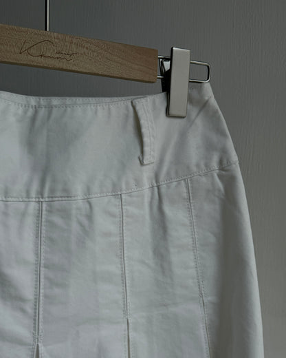 SK214 Pleated skirt - White | Navy | Beige