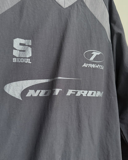 TP550 Nylon Sweatshirt - White | Black