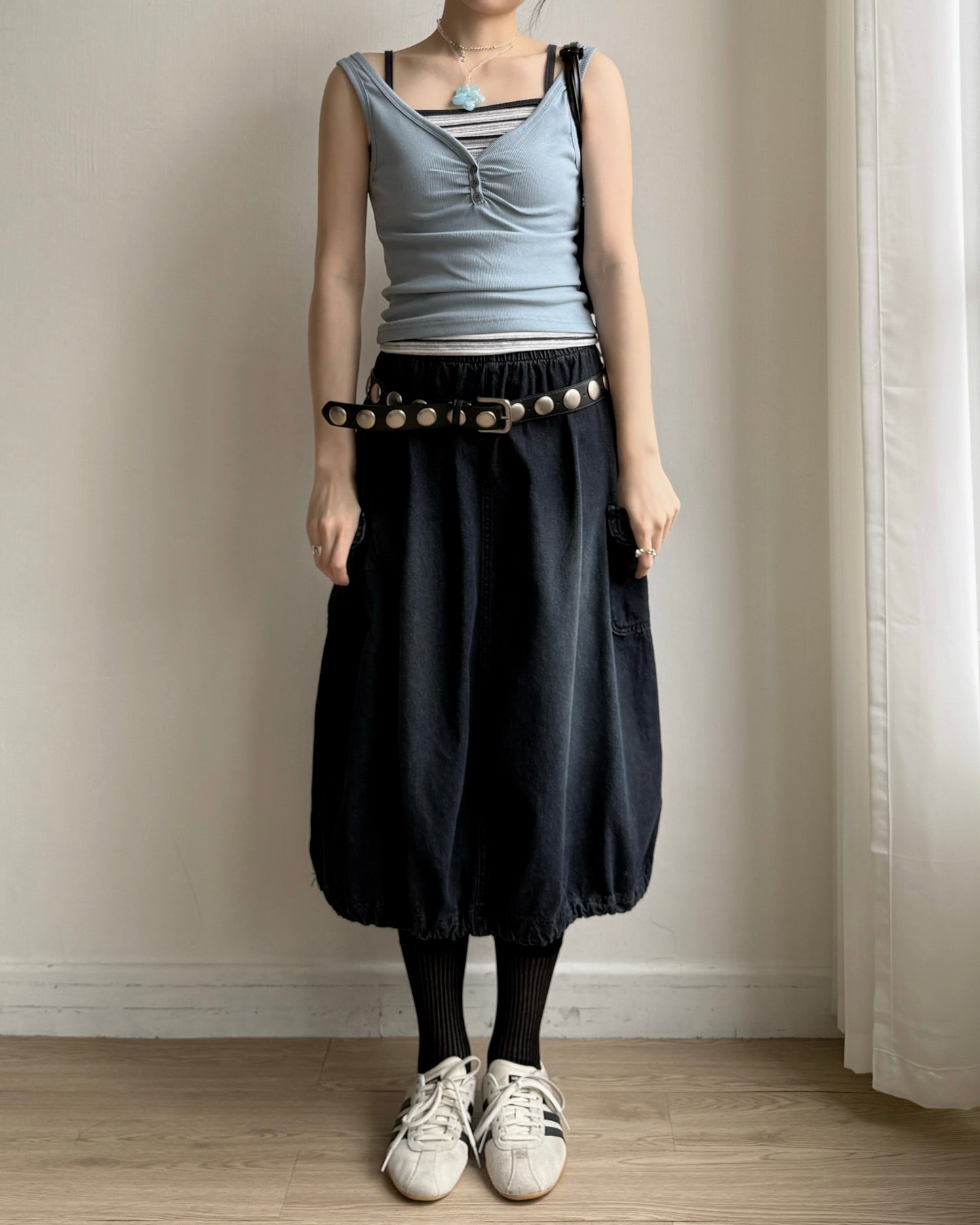VT292 Must Have!!! Button Vest - Pink | Skyblue | Black | White