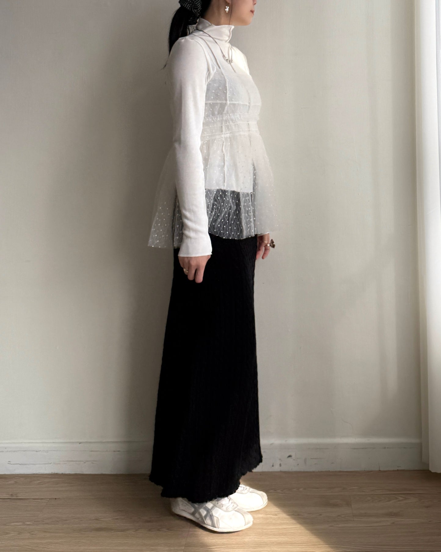 TP557 Surf Top - White | Mustard | Black