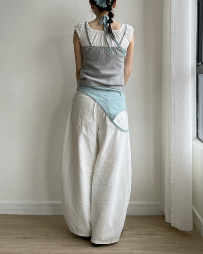 VT284 DotDot Vest - White | Gray