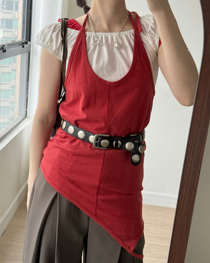 VT285 Flat Off Vest - White | Gray | Red