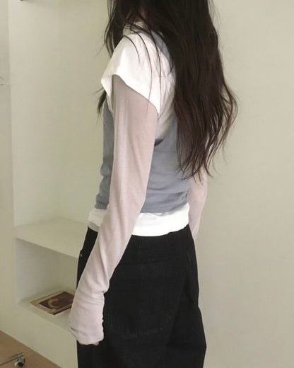 TP578 Edi Short TEE - White | Yellow | Pink | Gray | Blue | Khaki