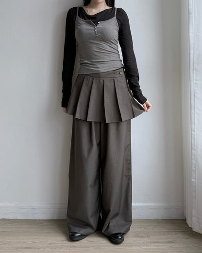 PT080 Wrap Pants - Khaki | Black