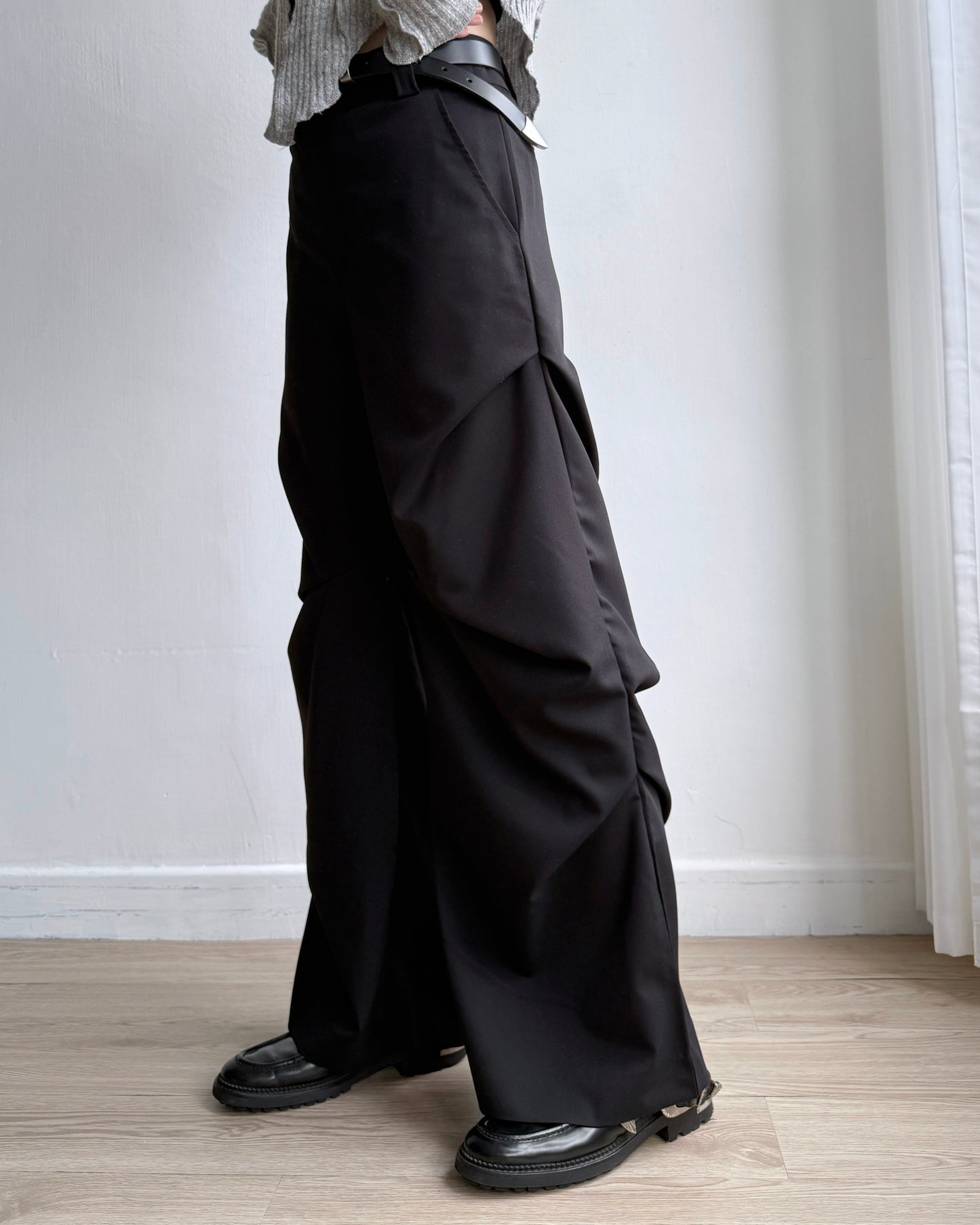 PT075 Eiffel Pants - Black