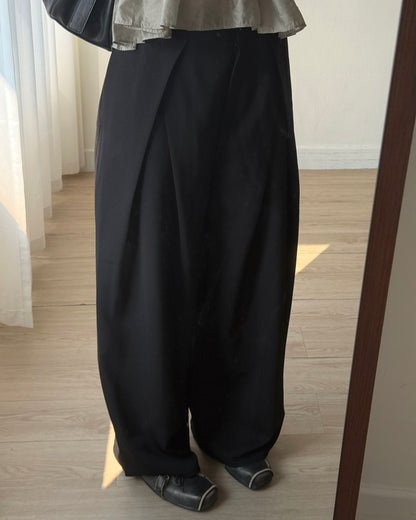 (🧨7-11/2限定優惠) PT079 Wide Pants - Khaki | Black