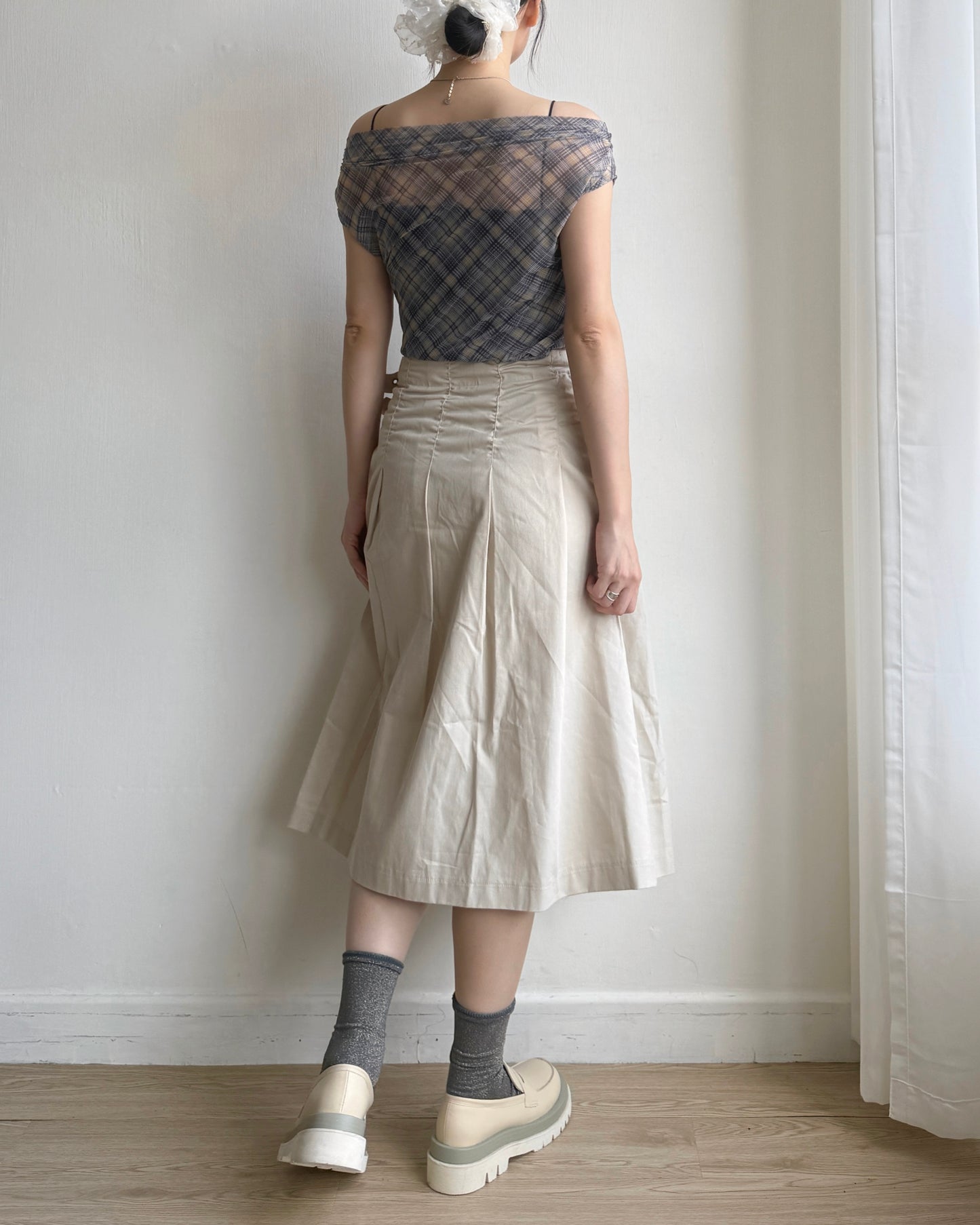 SK200 Wrap Skirt - Khaki | Beige | Black