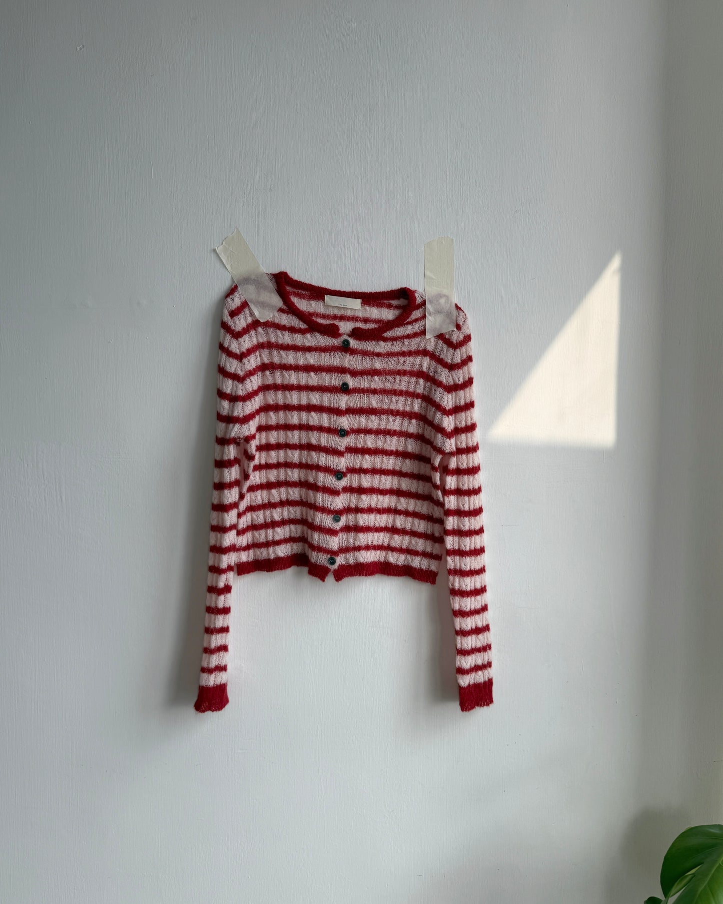 🧨Preoder限定優惠 CD058 Striped Cardigan - Red | Navy