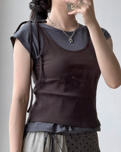 VT262 Must Have!!! Vest - Beige | Brown | Charcoal