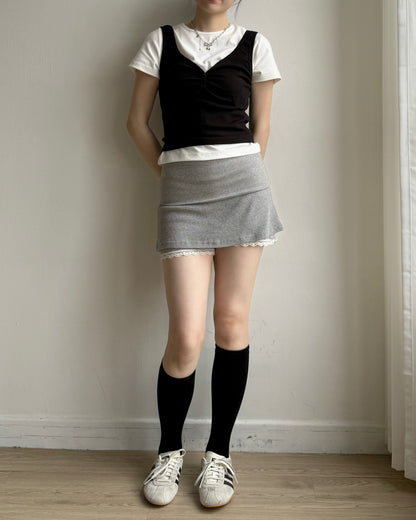 VT292 Must Have!!! Button Vest - Pink | Skyblue | Black | White