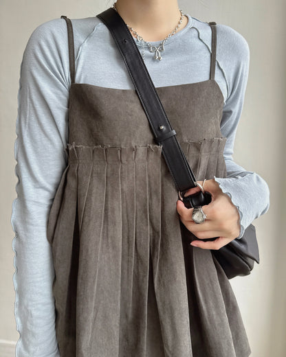 TP621 Lettuce Seam Long Sleeve - Ivory | Gray | Blue | Charcoal