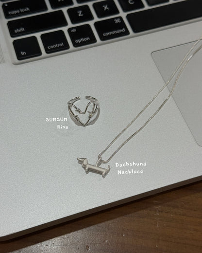 KA419 Dachshund Necklace