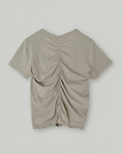 TP585 Embossed Tee - Green | Beige | Charcoal