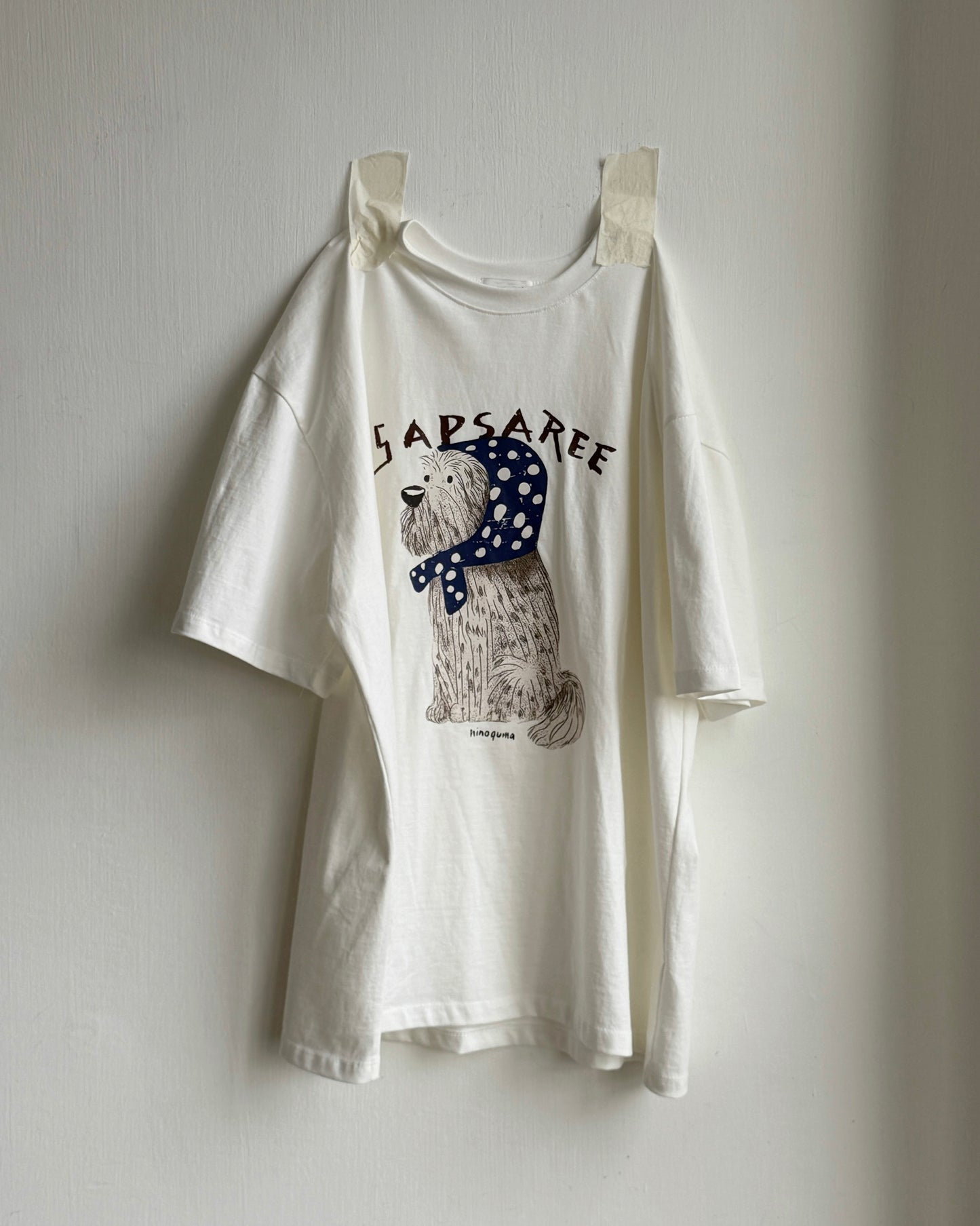 TP583 DogDog Print TEE - White | Gray
