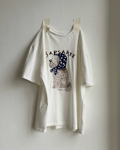 TP583 DogDog Print TEE - White | Gray