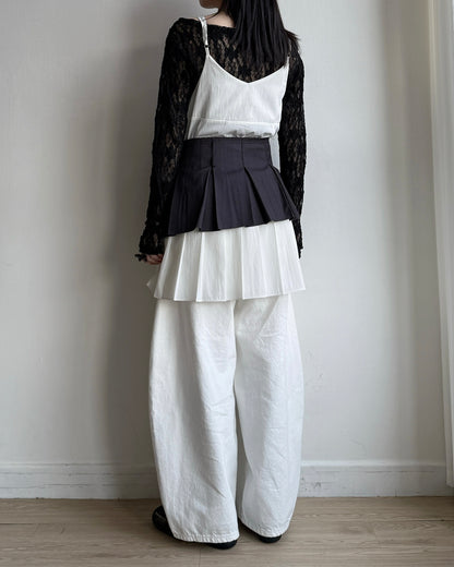 SK216 Elastic Pleated Skirt